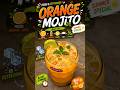 Orange Mojito Recipe 🍊🧊 | Summer Special Drink #youtubeshorts #drink #food #recipe #easyrecipe #love