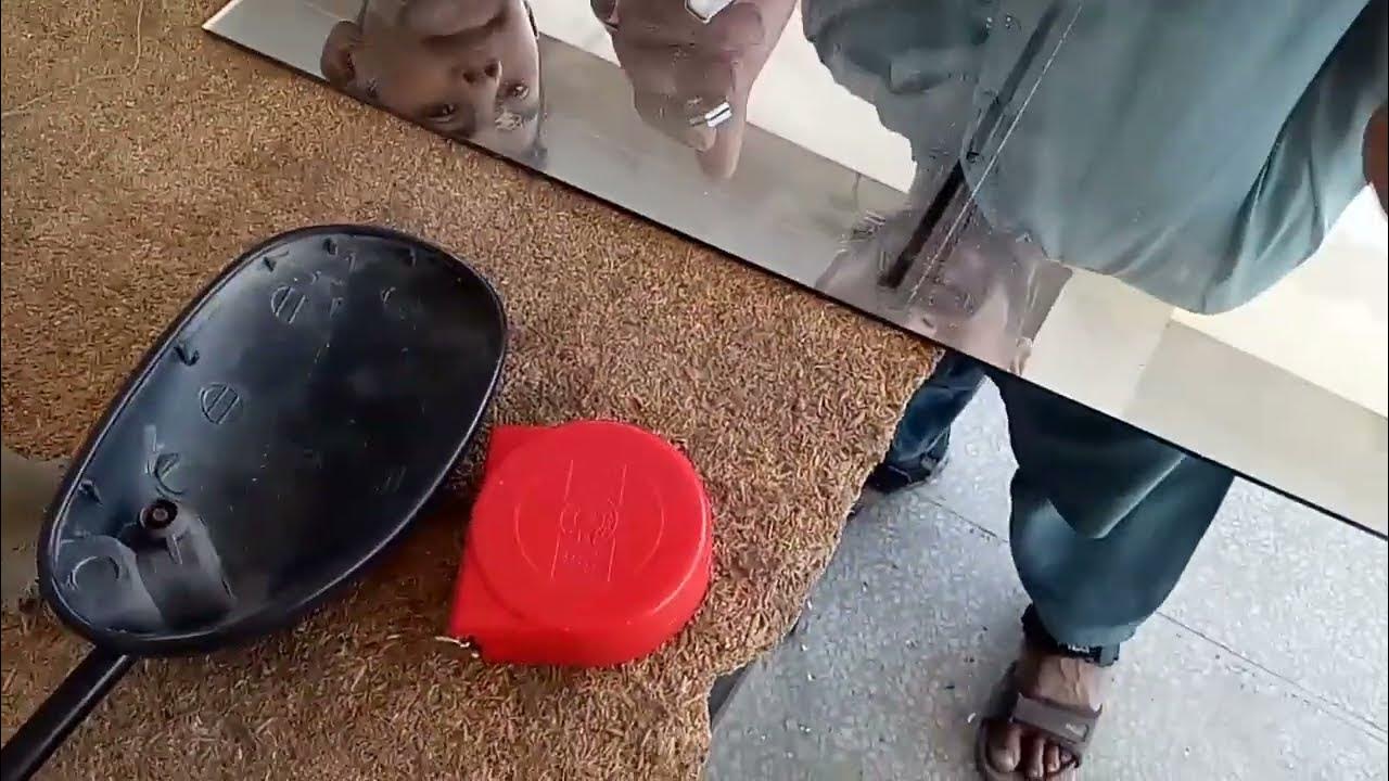 How to repair bike broken Side glass all bikes mirror repair