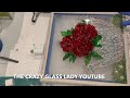 LEARN HOW TO CUT GLASS! DIY HOW TO MAKE ROSES WITH BROKEN GLASS AND RESIN. # LET&quot;S RESIN RESIN