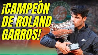 🏆🎾 ¡Carlos Alcaraz hace historia en Roland Garros 2024! 🎾🔥