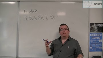 Core Maths - The Mode