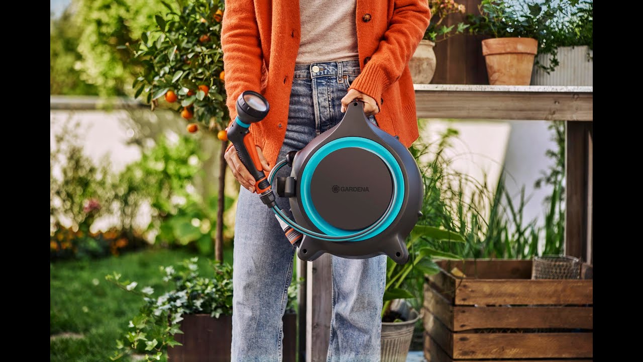 Gardena RollUp Schlauchtrommel 30 M – Automatisch Einziehbar, 1/2 Zoll, Mit Düse & 5 Jahren Garantie Gardena RollUp Schlauchtrommel 30 M – Automatisch Einziehbar, 1/2 Zoll, Mit Düse & 5 Jahren Garantie