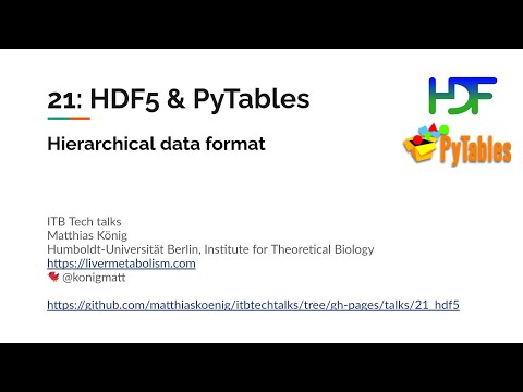 Video: Wat is PyTables?