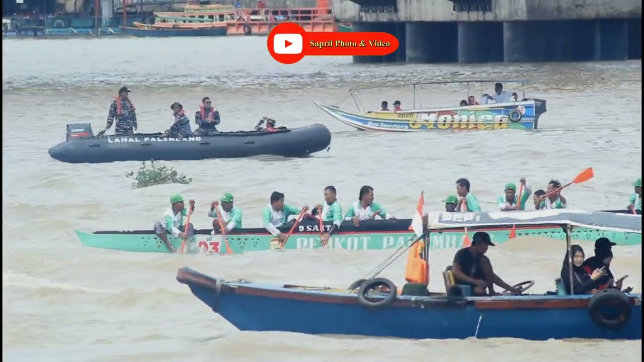 Semifinal lomba bidar 2025, 1. Pemkot Palembang 2. D'JOSS 3. Sumsel 2,  3. PemDes Soak Batok 