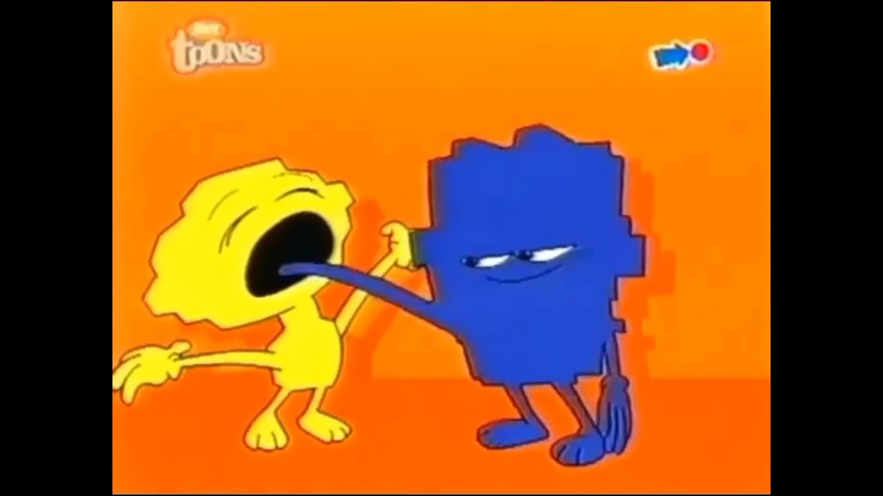 All Of The Nicktoons UK Pixels Idents Compilation 2004-2007