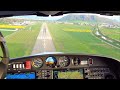 ILS Approach into Bern with a Diamond DA40 NG Diamond Star!