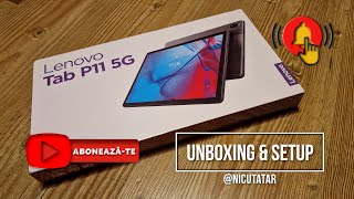 Lenovo Tab P11 5G - unboxing, start & setup