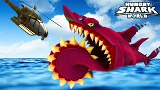 NEW HELICOPRION SHARK Gameplay!!! | New Shark Update | Hungry Shark World Part 66