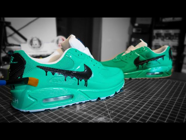 Custom Nike Air Max 90 Dripped Shoes Personalized Shoes 
