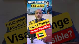 Dubai Visa Status Change 2026 Avoid These Mistakes Before Job Change / Dubai immigration rules 2026