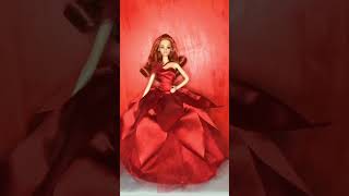 2022 Holiday Barbie Redhead Doll Close-Up BB Dollies
