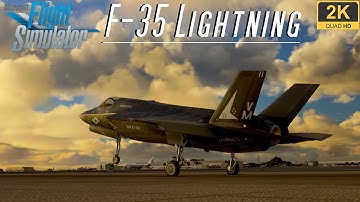 Microsoft Flight Simulator 2020 - F-35B Landing *Cockpit View* the F-35B - Indiafoxtecho (MSFS)