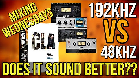 WAVES CLA COMPS OVERSAMPLED || Does oversampling Waves plugins to 192khz really make a difference??