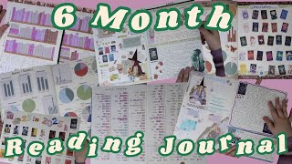 6 Month Reading Journal Flip Through