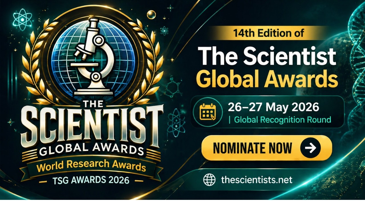 14th Edition of The Scientist Global Awards | 26–27 May 2026 #worldresearchawards