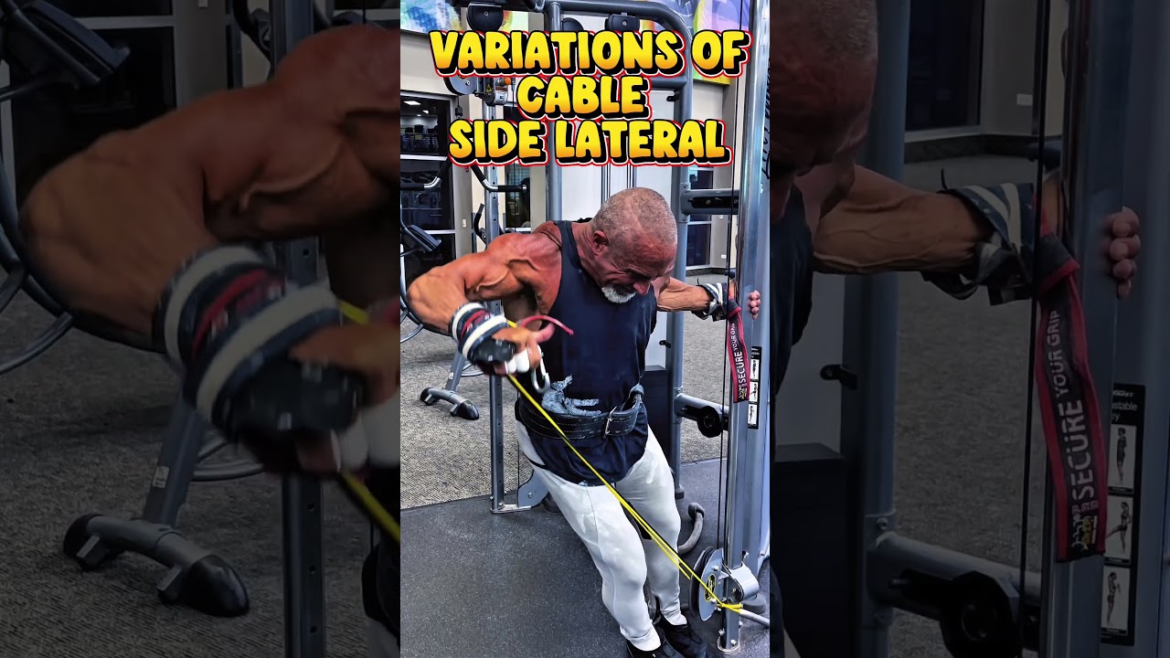 VARIATIONS OF CABLE SIDE LATERAL FOR SIDE DELT #SIDEDELT #SHOULDERS #workout #motivation #workouttip