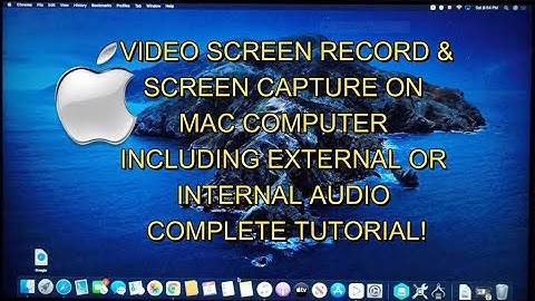 HOW TO SCREEN RECORD & SCREEN CAPTURE ON MAC COMPUTER STEP BY STEP TUTORIAL