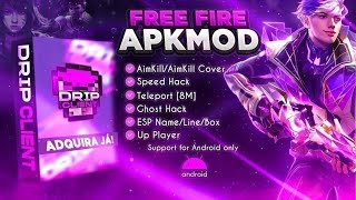 Drip Client Apk Mod Menu Free Fire Gameplay| Garena Free Fire|Clash Squad with Region Players