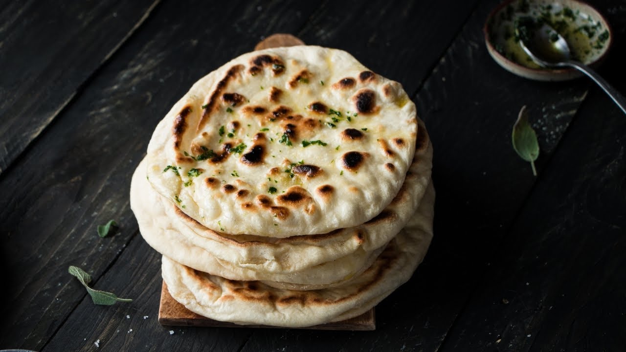 Naans à l'ail | L'Herboriste