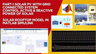 Grid connected solar system in matlab Simulink | Solar Rooftop model in matlab- solar system matlab 