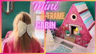 Building a Miniature A-Frame Cabin and Saying Goodbye to 2023 ✨️