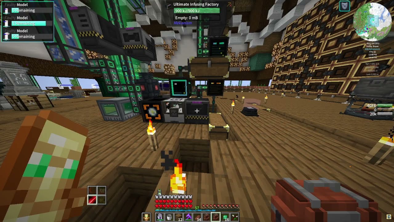 Minecraft 1.20.1 Custom Modpack Ep 45: Setting Up The Mekanism Fission Reactor pt 6