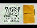 PLANNER PERFECT LEATHER TRAVELERS NOTEBOOK + 20% OFF