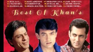 Best of Shahrukh, Amir, Salman khan Bollywood songs collections/Jukebox