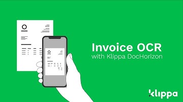 Invoice OCR with Klippa DocHorizon, how does it work?