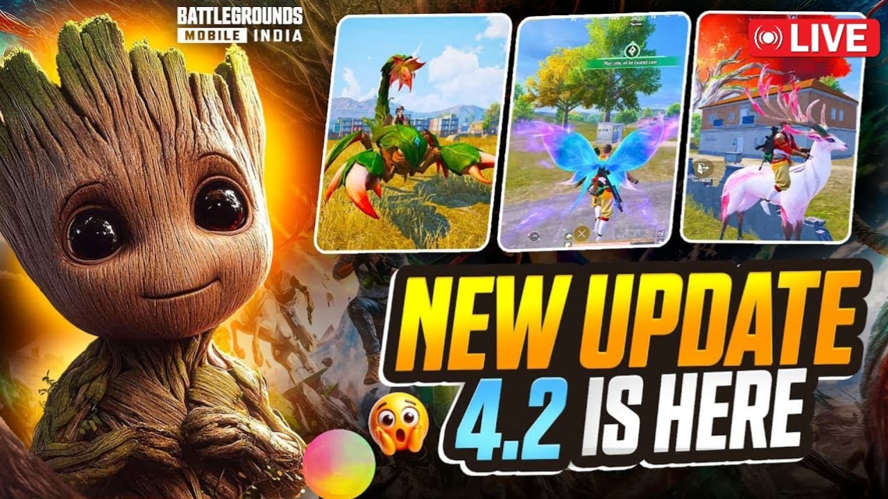 🔥BGMI 4.2 UPDATE: BIG NEWS ROOM 1V1 || CONFIRM RELEASE DATE  ||RATTLE is LIVE 