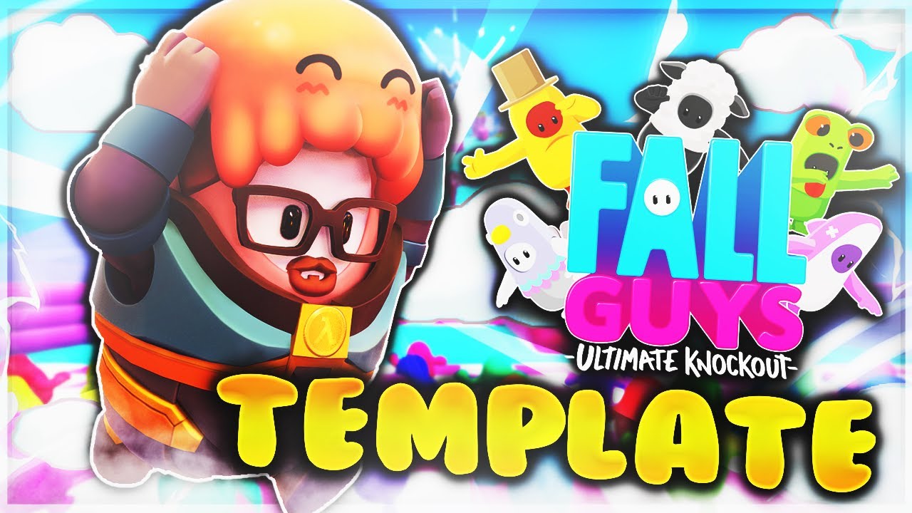 FIRST Fall Guys Ultimate Knockout THUMBNAIL TEMPLATE!! - YouTube