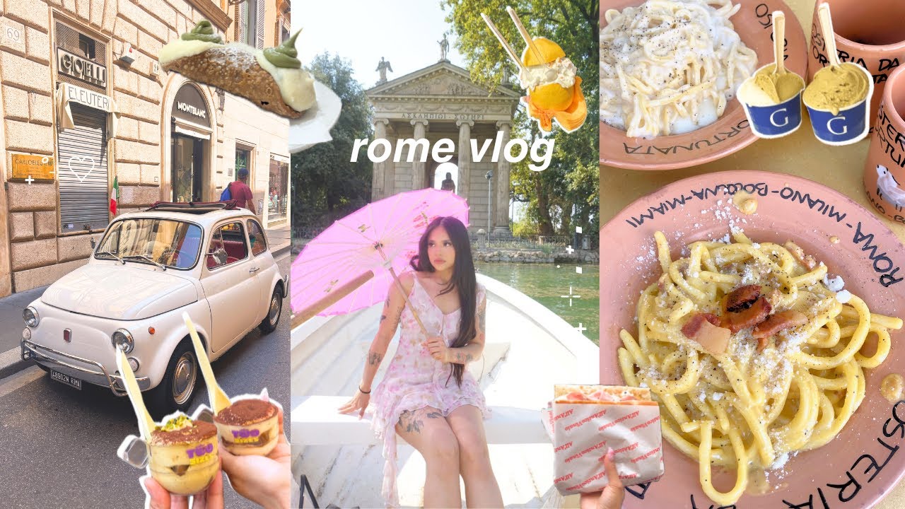 italy vlog ⋆. 𐙚 ˚ | what i ate, exploring rome, colosseum, jubilee year