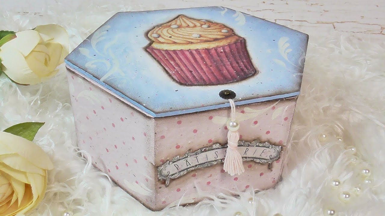 КАК СДЕЛАТЬ КОРОБКУ ПЕРЕРАБОТАННОГО КАРТОНА / ВИНТАЖНОГО ДЕКОРА / КАРТА