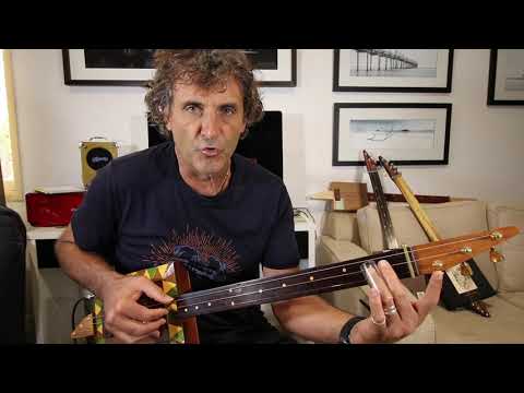 Blind Lemon Jefferson esq pattern 3 string cigar box guitar lesson