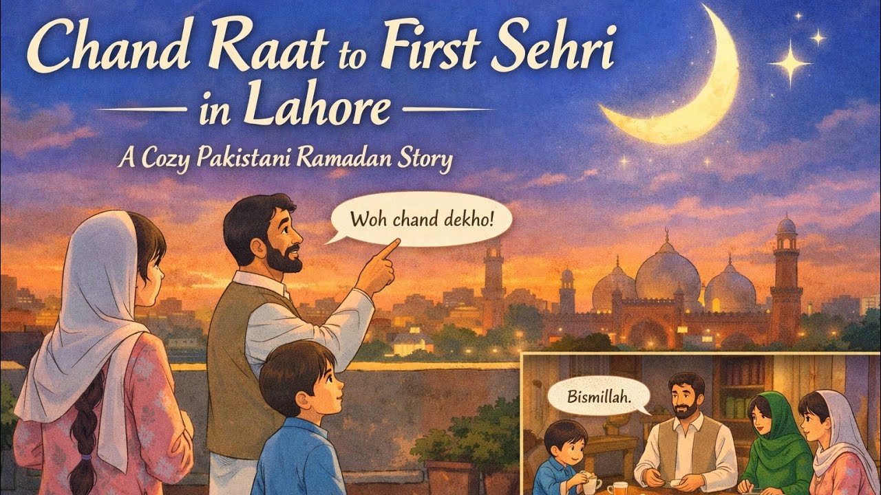 Chand Raat to First Sehri in Lahore 🌙 | A Cozy Pakistani Ramadan Story ...