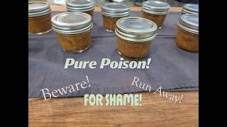 Smoked Salted Peach Bourbon Jam
