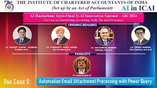 Hackathon Semi Final 2 (S1) – Use Case 5 | Leveraging Tally with AI | CA. Subachandran M