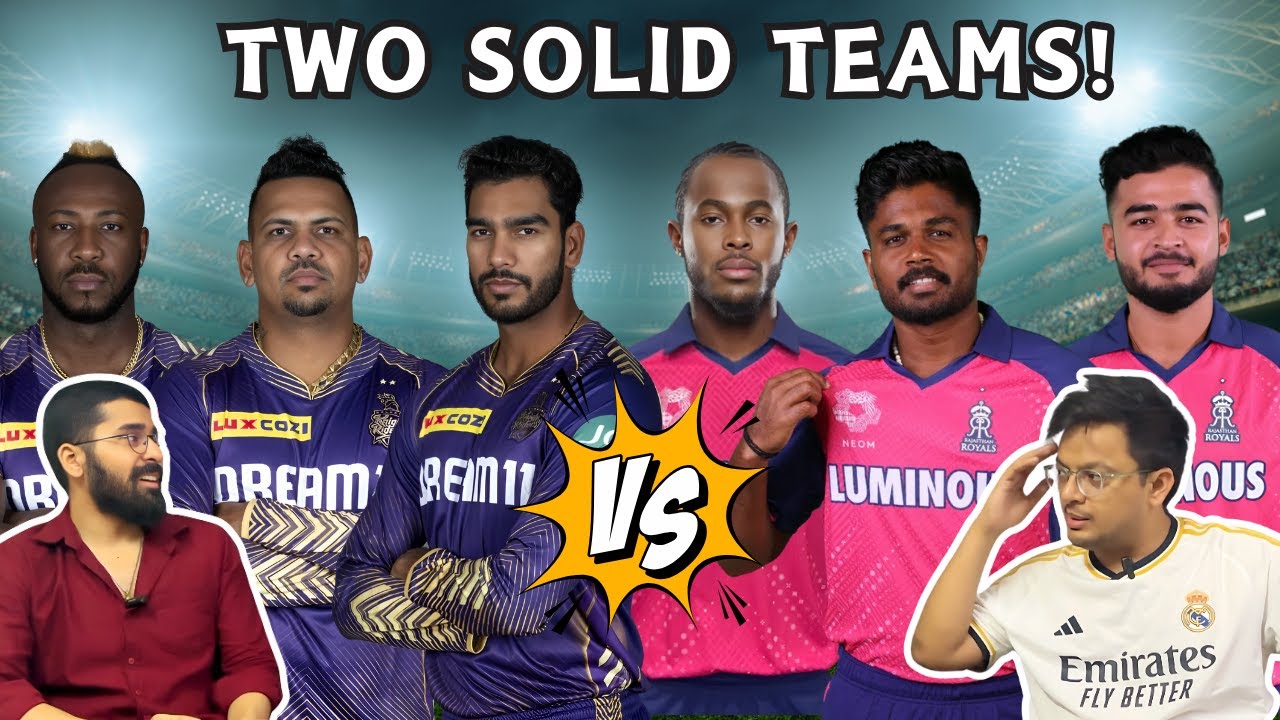 IPL 2025: KKR vs RR Playing XI Comparison - Who Wins? 👀