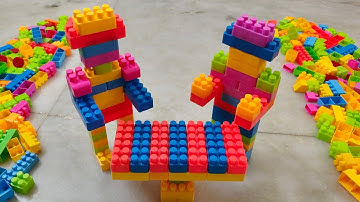 Satisfying DIY Robot ASMR/ Building Blocks/block game/lego building fun#asmr#buildingblocks#lego