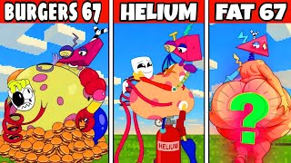 Zooble From Tadc Minecraft 67 Burgers Vs Helium Vs 67 Fat