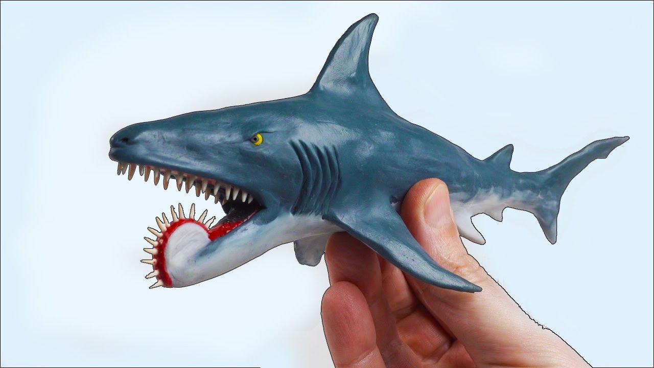 shark clay, shark polymer clay, fish polymer clay, Helicoprion, helicoprion shark, polyme...