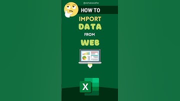 Import Data from Web in Excel #shorts #how #viral #youtubeshorts #trending