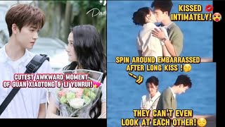 Guan Xiaotong & Li Yunrui Spin Around shyly After Long Kiss | Dazzling BTS #liyunrui #guanxiaotong 