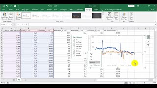 6 bio-signals visualization  (*.CSV files) in MS Excel // Візуалізація біосигналів || AnalgINO