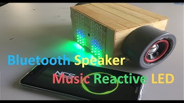 How To Make Bluetooth Speaker Music Reactive LED #BluetoothSpeaker