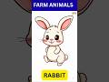 Animals Education for toddlers #farmanimals #animalsforkids #toddlerlearning #learnenglish #viral