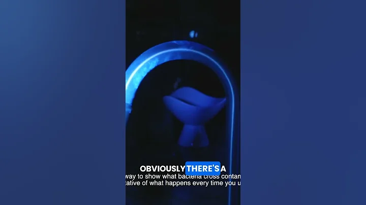 Uv Reveal Your Kitchen’s Hidden Germs! @veritasium @Vsauce @MarkRober