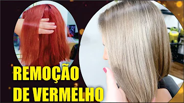 Como sair do cabelo vermelho para o loiro mel?