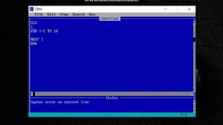 Episode 9: FOR ... NEXT (LOOP) in QBASIC