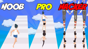 Tower Run - NOOB vs PRO vs HACKER